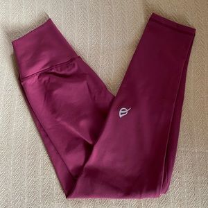 NWOT P’tula Leggings in Wine/Burgundy